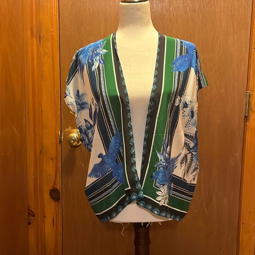 FARM Rio, long floral blouse